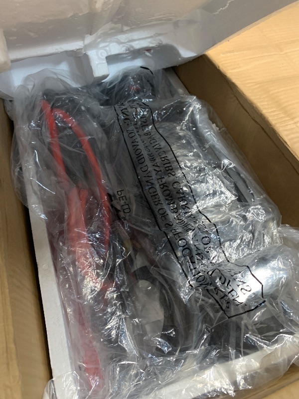 Photo 1 of (untested, used) RUGCEL WINCH 13500lb Waterproof Electric Truck Winch 12V Synthetic Black Rope Winch with Hawse Fairlead,Wired Handle and 2 Wireless Remote,for Trailer and Wrangler in Car Lift