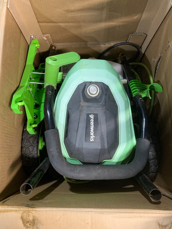 Photo 1 of (used)(minor damage) Greenworks Pro Brushless 3000 PSI (CSA Certified) 2.0 GPM Max / 1.1 GPM Electric Pressure Washer (Rugged Steel Frame