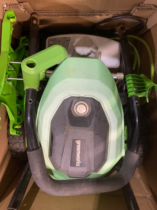 Photo 1 of (used)(minor damage) Greenworks Pro Brushless 3000 PSI (CSA Certified) 2.0 GPM Max / 1.1 GPM Electric Pressure Washer (Rugged Steel Frame