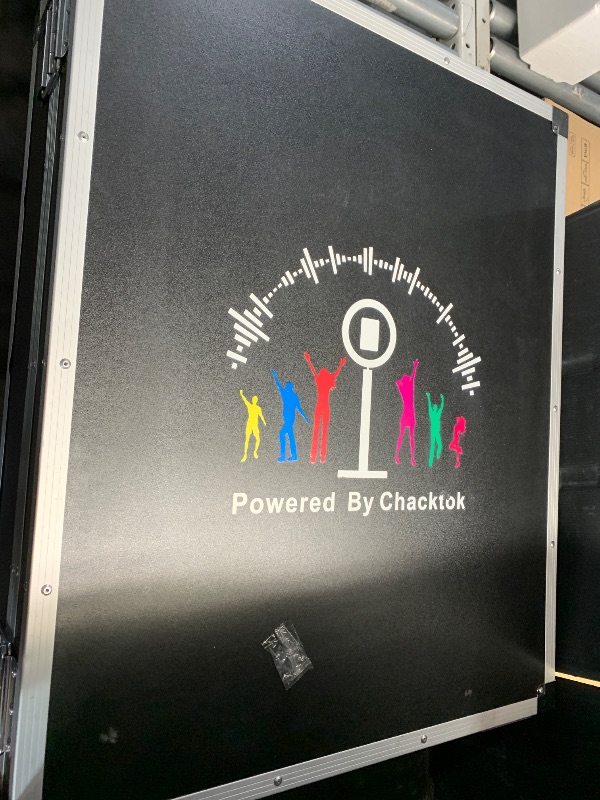 Photo 1 of ****************FOR PARTS ONLY-  Missing a lot of pieces************
SIOXCFZ Portable Removable Photo Booth Shell Stand for Ipad 10.2'' 10.9'' 11'' 12.9 Instant PhotoBooth Machine with Software APP Dual Control Ring Light,Flight Case,Black