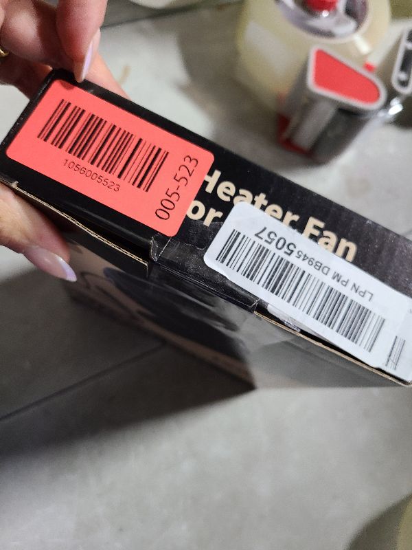 Photo 1 of 12V Car Heater, 360 Degree Rotation Portable Car Heater Fan Plugs in Cigarette Lighter, 120 Watts Heating and Cooling 2 in 1, Windshield Defroster & Defogger, Black