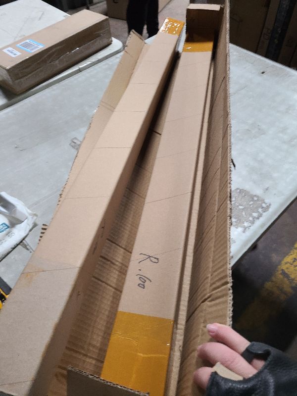 Photo 1 of 2 Pack 39.4In Outdoor Wall Sconce Black Modern Wall Light Exterior Fixtures for House Dimmable Acrylic Linear Outside Wall Light for Doorway, Stairway, Garage, Patio