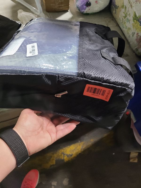 Photo 1 of GENIMO Outdoor Rug 5' x 8' Patio Waterproof, Foldable Reversible Plastic Straw Area Rugs Mat for Camper Decor, Outside Carpet for Rv, Deck, Porch, Picnic, Beach, Balcony, Blue & Grey