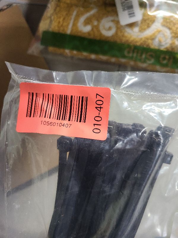 Photo 1 of 12 Inch Zip Ties Double Sided Toothed,100 LBS Tensile Strength Heavy Duty Cable Wire Ties With Self-Locking Adjustable More Durable Nylon Tie Wraps for Indoor Outdoor?100 Pack?