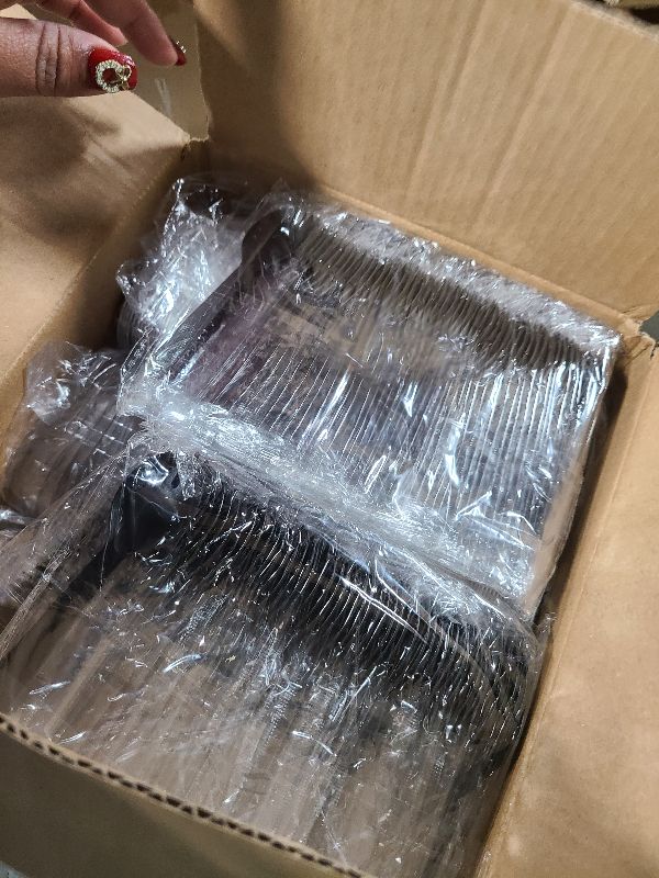 Photo 1 of 120pack 5oz Mini Cake Pans with Lids,LNYZQUS Foil Cupcake Cups Small Brownie Baking Tins,Square Disposable Ramekins Mini Cheesecake Containers Muffin Holders-White