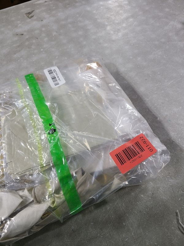 Photo 1 of 18th Birthday Decorations for Girls, Gold Happy 18th Birthday Decorations White and Gold Balloons Happy Birthday Banner Tablecloth Fringe Curtain Cake Topper Paper Pom Poms Boys Girls 18 Year Old Bday