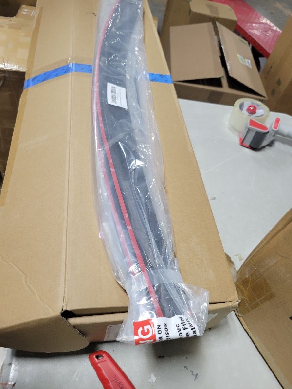 Photo 1 of 2024-2026 Tape-On Side Window Deflector Visors for Subaru Crosstrek & for Subaru Impreza Smoke Tinted Rain Guards Base Premium Sport Limited RS 2025