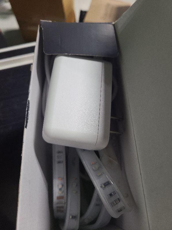 Photo 1 of PHILIPS Hue Indoor 10 Ft Smart RGBWW LED Solo Lightstrip Base Kit, 1 Pack, Control with Hue App, LED Strip Lights Compatible with Alexa, Google Assistant and Apple HomeKit