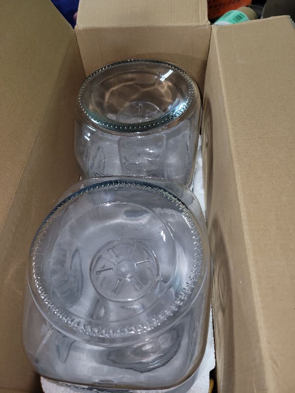 Photo 1 of 1.6 gallon Glass Beverage Dispenser with Stand, 2PACK Lemonade Dispenser with Spigot Stainless Steel, Drink Dispensers for Parties,Picnic,Weddings(Golden)