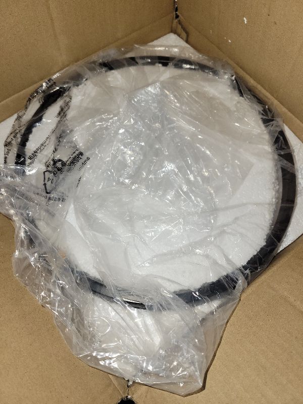 Photo 1 of 12.59" Black Semi Flush Mount Ceiling Light, 3-Light Modern Close to Ceiling Light Fixtures, Hallway Light Fixtures, Metal Ceiling Lamp for Entryway Bedroom Laundry Dining Room Lighting, UL Listed