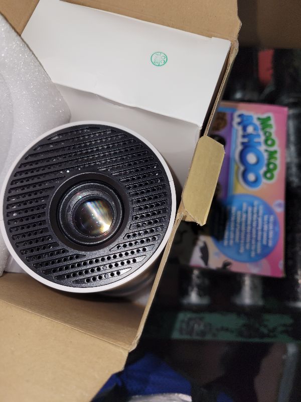 Photo 1 of [Built-in Apps & 2026 Upgraded] Mini Projector with WiFi 6 and Bluetooth 5.4 Support 4K 1080P Auto Keystone 180° Rotatable Projector Portable Compatibile with HDMI/TV Stick/Memory Stick/Laptop, White