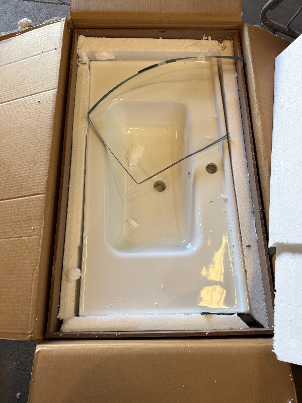 Photo 1 of **MSRP 109.00** 36" Ceramic Vanity Sink Top