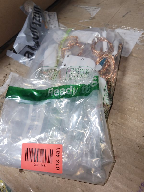 Photo 1 of 20 Pack Fairy Lights Battery Operated, 3.3ft 20 LED Mini String Lights Twinkle Lights Copper Wire Firefly Starry Lights for Mason Jars Wedding Party Christmas Centerpiece Table Decorations, Warm White