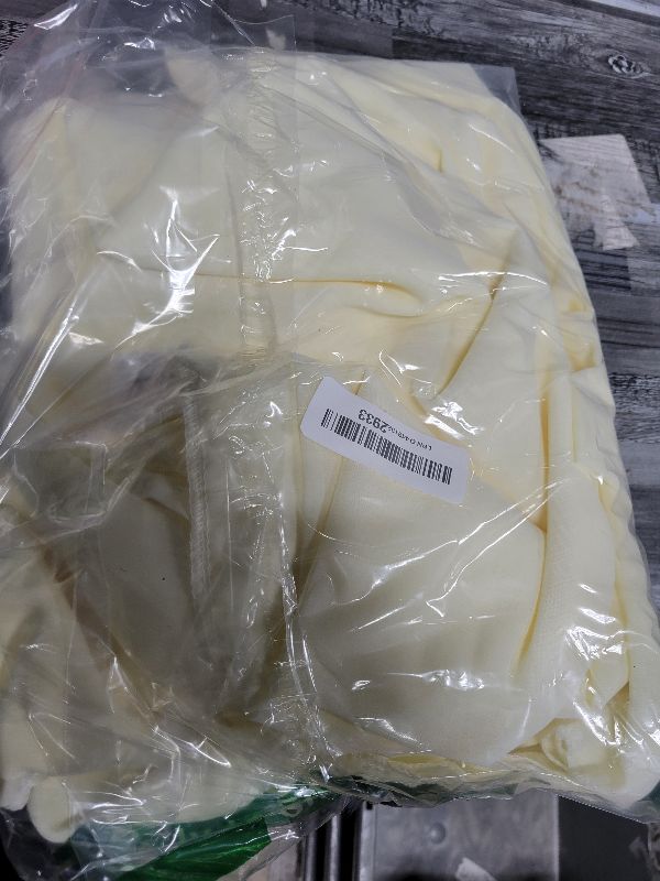 Photo 1 of 10ft x 10ft Ivory Backdrop Curtain Drapes, Wrinkle-Free Sheer Chiffon Fabric Photo Background Panels for Wedding Arch Party Ceremony Stage Photography Decorations