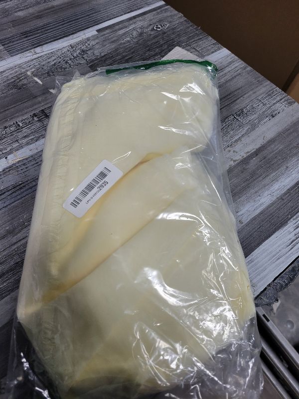 Photo 1 of 10ft x 10ft Ivory Backdrop Curtain Drapes, Wrinkle-Free Sheer Chiffon Fabric Photo Background Panels for Wedding Arch Party Ceremony Stage Photography Decorations