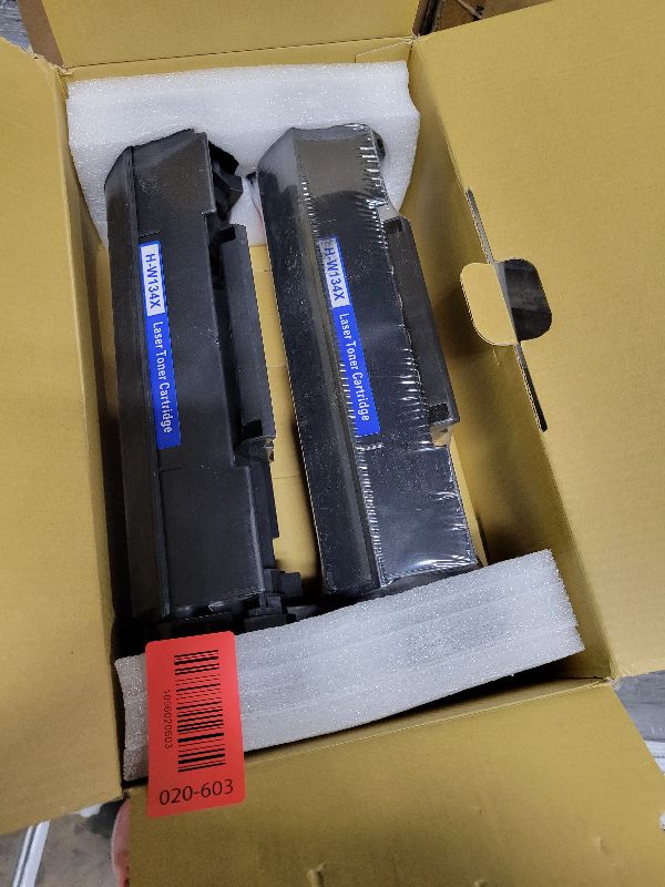 Photo 1 of 134X Toner Cartridge 2-Black with chip High Yield Replacement for HP 134X W1340X 134A W1340A Compatible with HP Laserjet M209dw MFP M234dw M234sdw M234sdn Printer Ink M209dwe M234dwe M234sdwe M234sdne