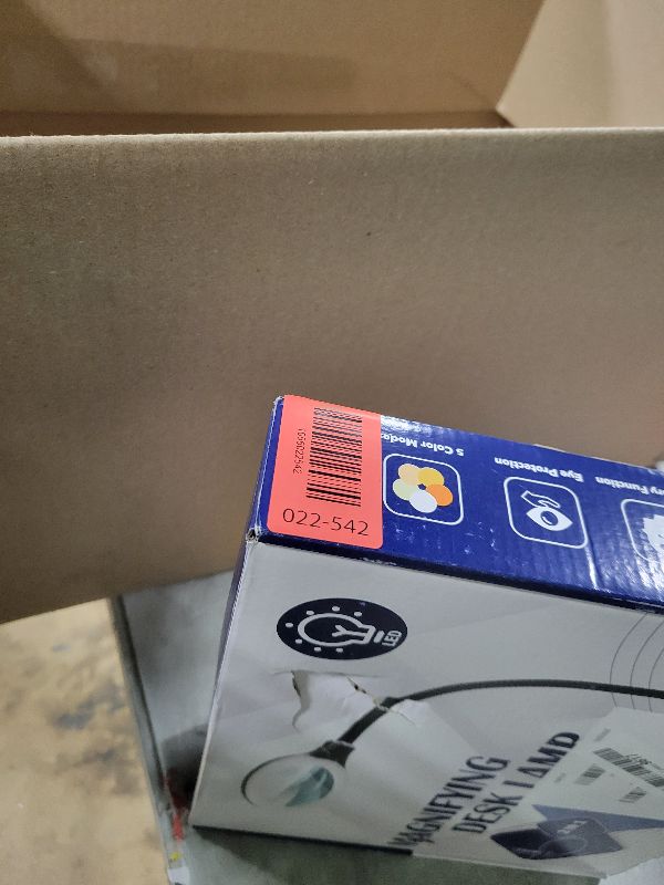 Photo 1 of 10X Magnifying Glass with Light and Stand, LED 5 Color Modes, Brightness Stepless Dimming Lighted Magnifier Hands Free with Flexible Goose-neck Desk Clamp Lamp for Close Works, Crafts, Hobby, Painting