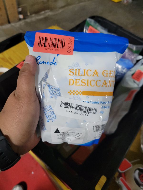 View 2 of 15 Pcs 20 Gram Silica Gel Packs, Transparent Desiccant, Desiccant Packets for Storage, Moisture Packs for Spices Jewelry Shoes Boxes Electronics Storage