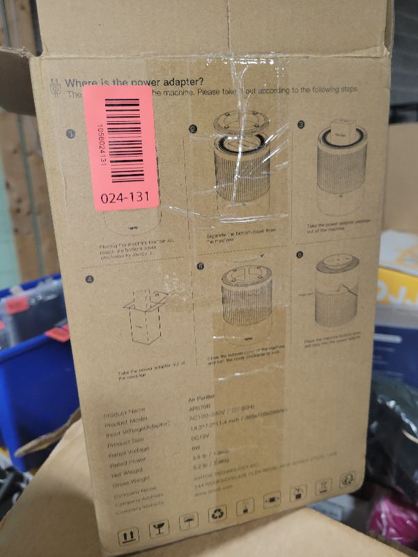 Photo 1 of 2 Pack Air Purifiers for Home Bedroom H13 True HEPA Air Filter Cleaner, Odor Eliminator, Remove Smoke Dust Pollen Pet Dander, Night Light For Home Living Room Dorm, Quiet 24dB Filtration System