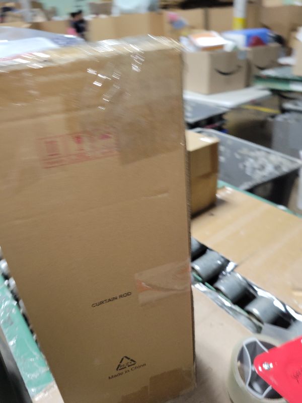 Photo 1 of 2 Pack Warm Gold Curtain Rods for Windows 72 to 144 Inches Adjustable Length Heavy Duty 1" Diameter Brass Window Curtain Rod with Solid Metal Finials for Outdoor Farmhouse Bedroom Kitchen Living Room