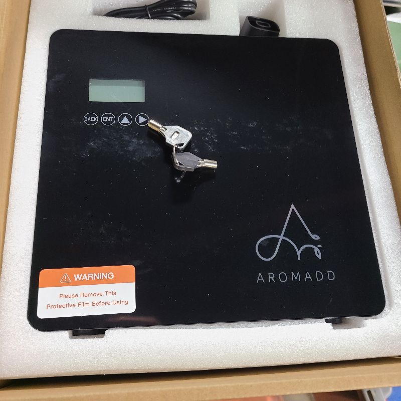 Photo 1 of 2025 Upgraded 3500 Sq.Ft Smart Scent Machine - HVAC System, Whole House Aroma & Hotel Collection Diffuser, Waterless Essential Oil Diffuser for Home, Office, 600ML Capacity, Cold Air Tech (Black)