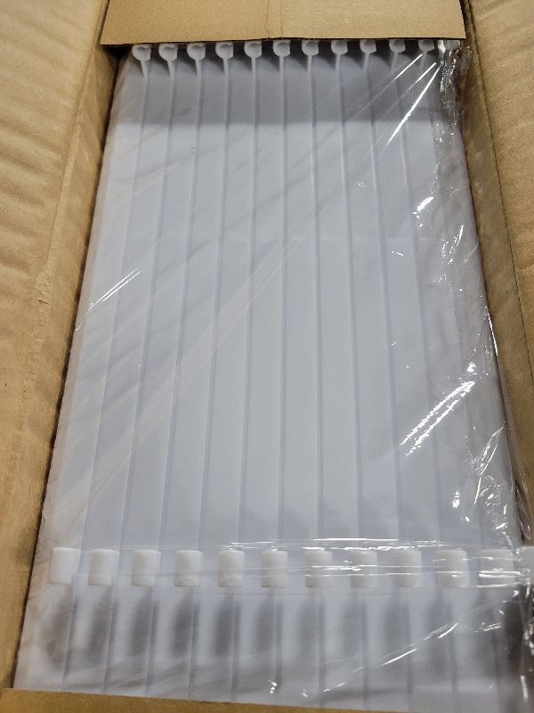 Photo 1 of 16" Tall Christmas Tree Fence, 12 Pcs White Plastic Decoratio Gate for Xmas Tree Proofing Pet Cat And Toddler Baby, Ideal for Home Indoor, Wedding, Garden, Thick Round Reja para Arbol de Navidad