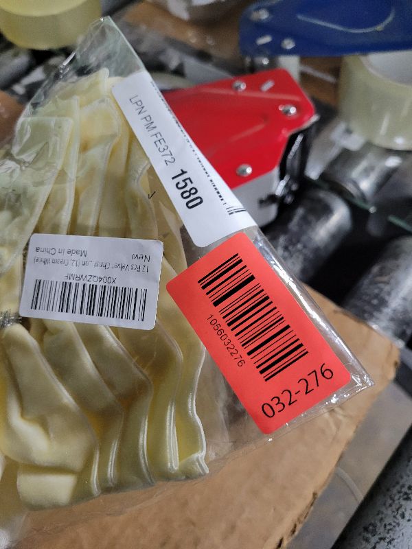 Photo 1 of 12 Pcs Velvet Christmas Bows - 6.3''x9.84'' Vintage Ribbon Bow Rustic Bowknot Ornaments for Xmas Tree,Gift Wrapping,Garland,Wreath,Fireplace,Staircase, Wedding, Home Decoration (12, Cream White)