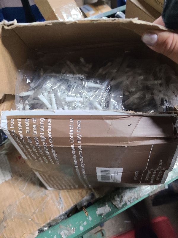 Photo 1 of 164FT 1620 LED Outdoor Christmas Lights - 360 Ice Drops, 12 Pro Modes with Timer Memory & Brightness, Waterproof Hanging Ice String Light for Holiday Wedding Garden Fence House Decor (Cool White)