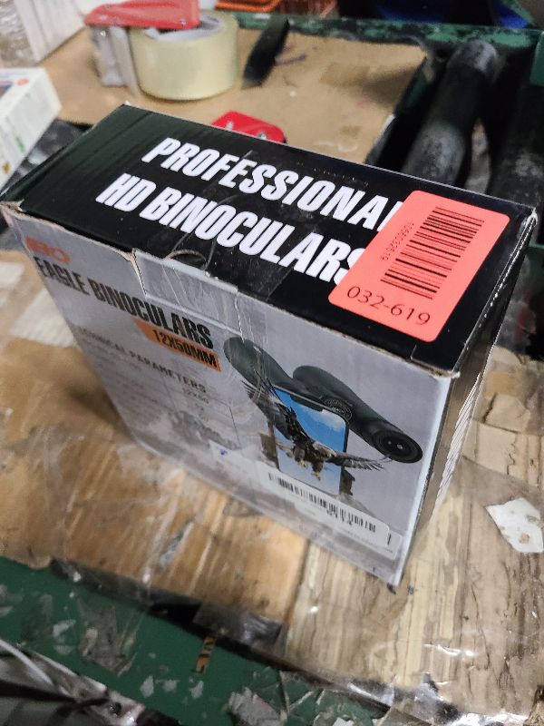 Photo 1 of 12x50 UHD Binoculars for Adults High Powered with Upgraded Phone Adapter - Large View, Lightweight, IPX7 Waterproof - Binoculars for Hunting Bird Watching Travel Cruise