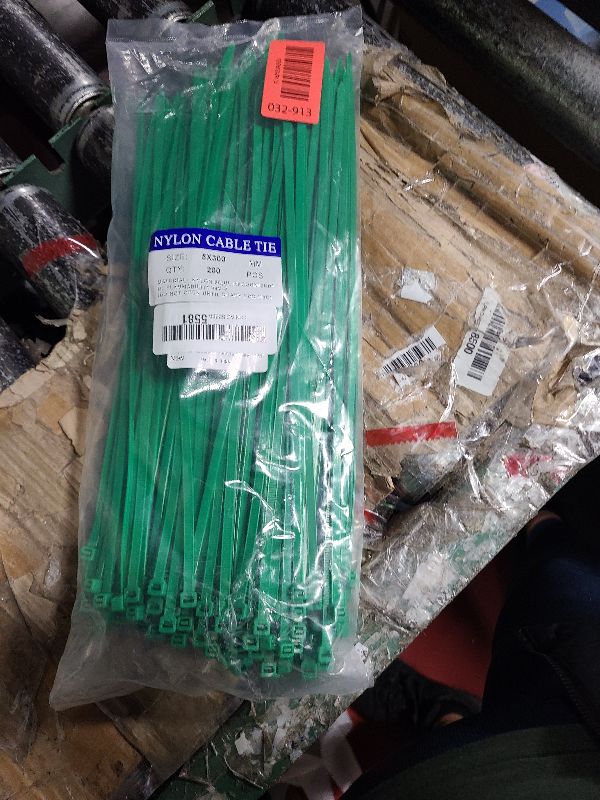 Photo 1 of 200pcs 12" Christmas Zip Ties,Heavy Duty Self Locking Nylon Cable Ties for Plants Gardening Farming Grid Wall Fence Home and Office, Decor Twist Tie Wraps for Christmas Tree Ornaments, Dark Green