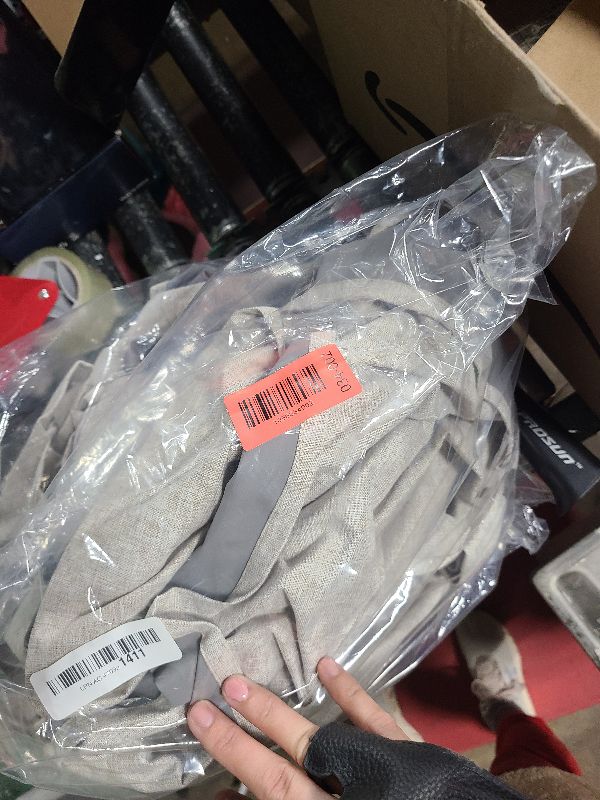 Photo 1 of 100% Blackout Shield Linen Pinch Pleated Curtains Blackout, Curtains 100 Inches Long 2 Panel Set for Bedroom/Living Room, Pinch Pleat Drapes with Hooks, 40” W x 100” L, Natural