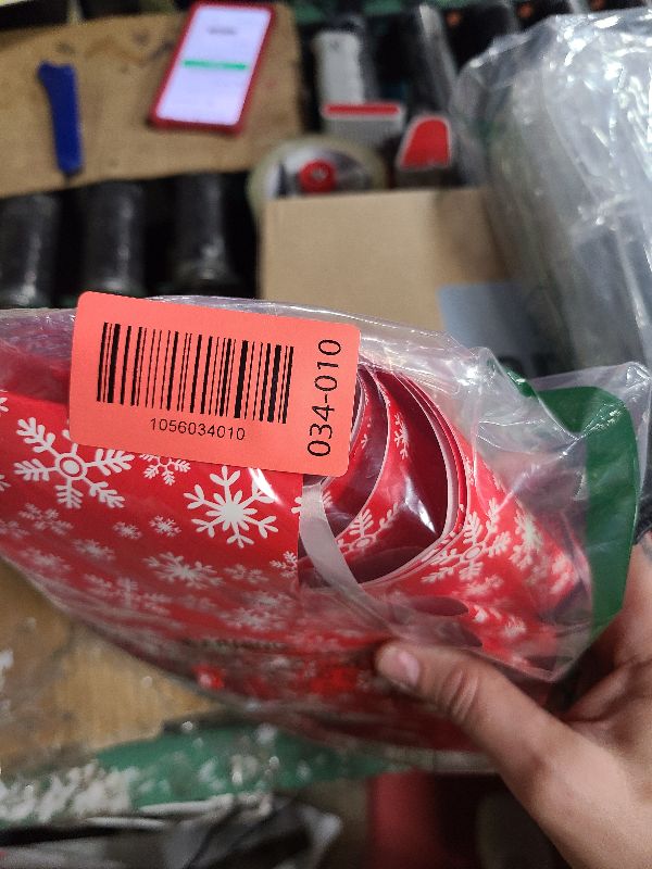 Photo 1 of 12 Inch Large Christmas Bows for Gift Wrapping, Pull Bows for Presents,Christmas Gift Bows for Gift Baskets,Christmas Tree,Wine Bottles,Christmas Decorations 2pcs (Red)