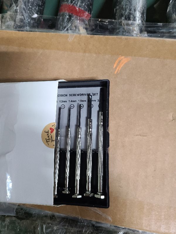 Photo 1 of 11PCS Small Precision Screwdriver Set, Premium Mini Screw Driver Set Kit, 6 Different Sizes of Flat Head Philips Screwdrivers for Watch, Eyeglasses, Electronics, Repair Box