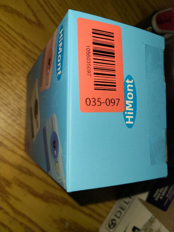 Photo 3 of HiMont Kids Instant Print Camera, 1080P HD Kids Camera Instant Print with 3 Rolls Print Paper & 32GB Card, Ideal Kid Toys Gifts for Boys & Girls Age 3-14 (Black)