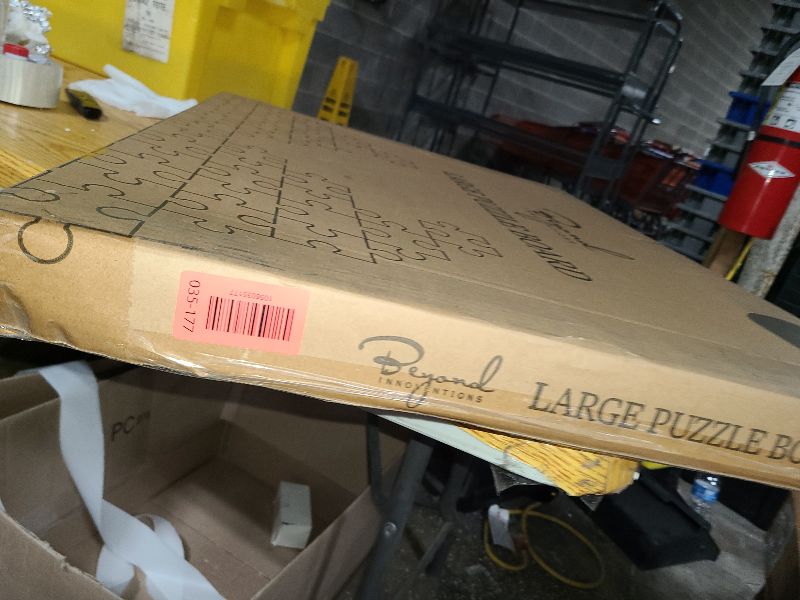 Photo 1 of 1000 Piece Rotating Puzzle Board with Drawers and Cover - 4 Drawers, Wooden Jigsaw Puzzle Table | 30” X 22”| Jigsaw Puzzle Board - Portable Puzzle Tables for Adults and Kids by Beyond Innoventions