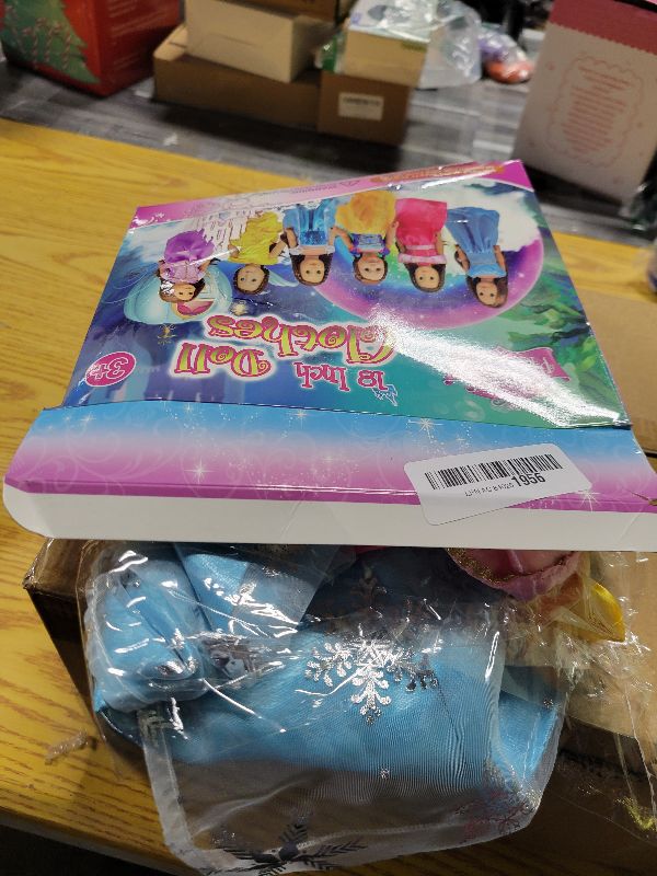 Photo 1 of 18 inch Doll Clothes Accessories -6Pcs Different Princess Costume Gift Fits All 18-inch Dolls Across Brands