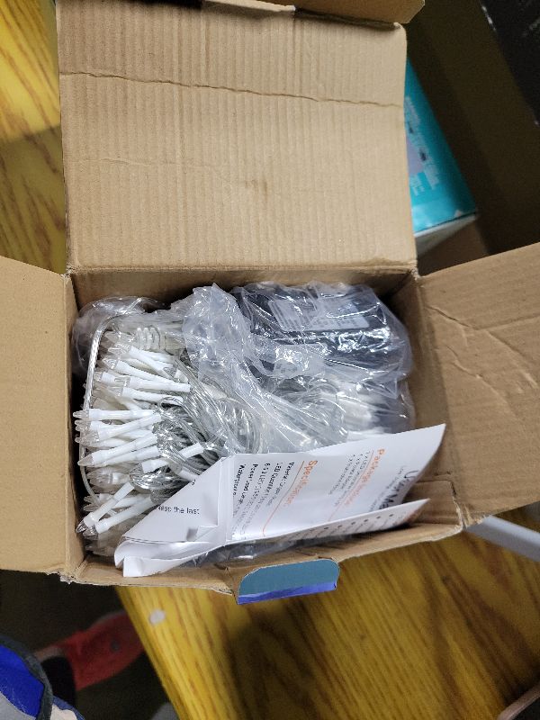 Photo 1 of 1500 LED Chrstmas Lights, 470ft Outdoor Christmas String Lights with 12 Modes, Blue LED String Lights with Timer Dimmable Waterproof for Outside Tree Fence Garden Xmas Wedding Party Decor Blue