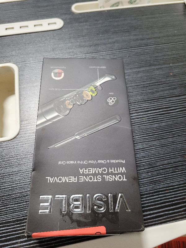 Photo 1 of 2025 Upgraded Tonsil Stone Remover with Camera, Visual Tonsil Stone Removal Kit with 6 LED Light, Tonsil Stone Removal Tool Camera with 1080P, 5 Head Attachments, for iOS & Android (White)