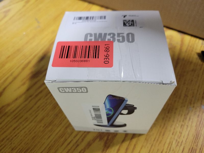 Photo 1 of 3 in 1 Charging Station for iPhone, Wireless Charger for iPhone 17 16e 16 15 14 13 12 11 X Pro Max & Apple Watch - Wireless Charging Station for AirPods 4 3 Pro