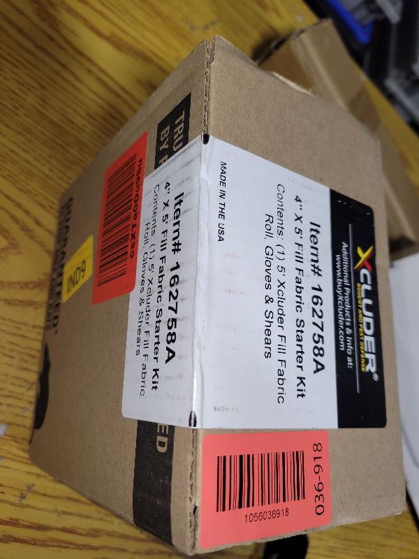 Photo 1 of Xcluder Rodent Control Fill Fabric, Large DIY Kit, Stainless Steel Wool, Stops Rats and Mice