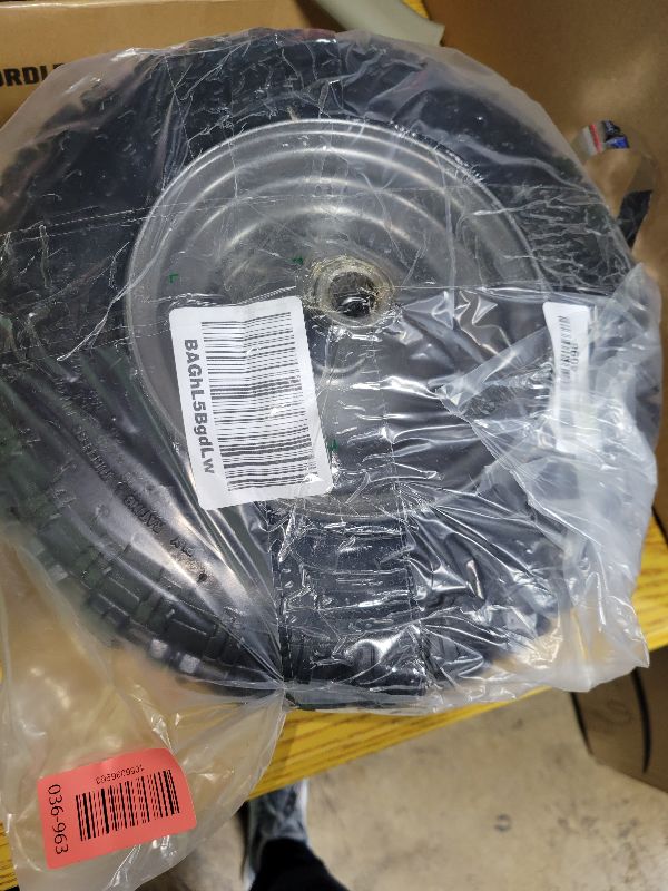 Photo 1 of 13x4.10-6 Tire & Wheel Assembly with Non-Directional Snow Tire – Heavy-Duty Replacement for Part 07101238, Compatible with Ariens Classic 24 CE Snow Blowers, 2 Pack