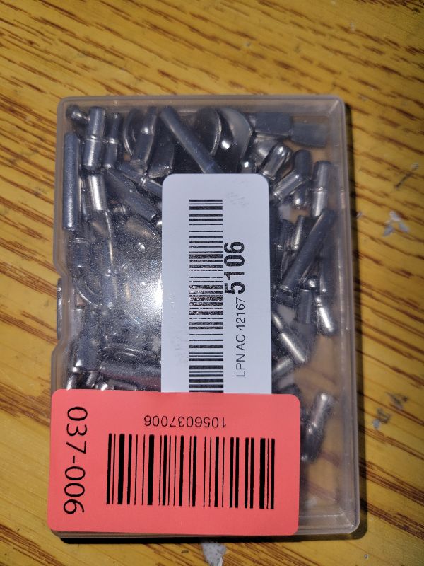 Photo 1 of 104Pcs Shelf Pins Kit,4 Styles Nickel Plated Shelf Support Pegs,Bookshelf Pegs for Shelves,Cabinet Shelf Bracket Pegs Shelf Pins Holders for Kitchen Furniture & Closet ( 5mm & 1/4inch )