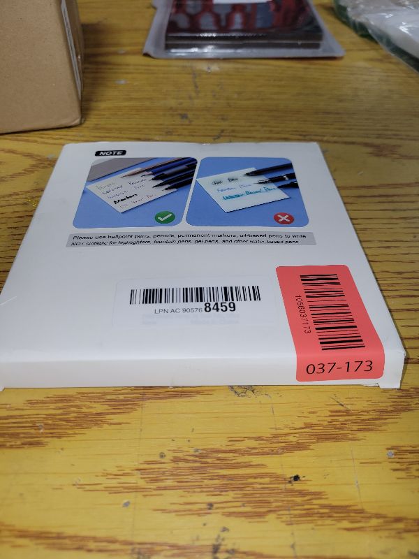 Photo 1 of [1000 Sheets] Clear Sticky Notes, 3x3 inch Pastel Color Waterproof Sticky Notes in 7 Vintage Colors for School and Office Supplies, Bible Tabs