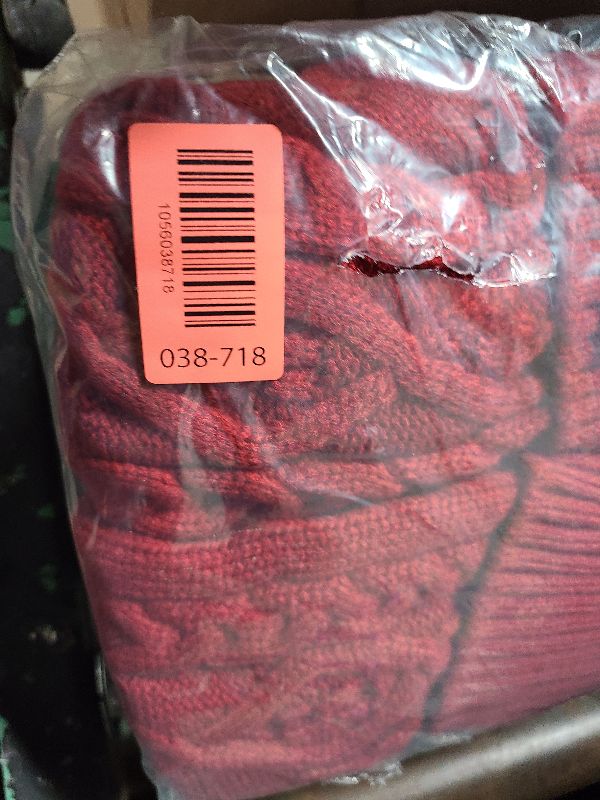 Photo 1 of 18 Inches Personalized Christmas Stockings: 6 Pack Red Ivory Green Knit Christmas Stockings Set with Name Tags Christmas Decor Neutral Xmas Decorations Holiday Farmhouse Indoor Rustic Home Decor