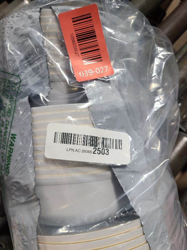 Photo 1 of [30 Pack 16 OZ Bowls] Edge Collection White with Gold Rim Plastic Party Soup Bowls Premium heavyweight Elegant Disposable Tableware Dishes