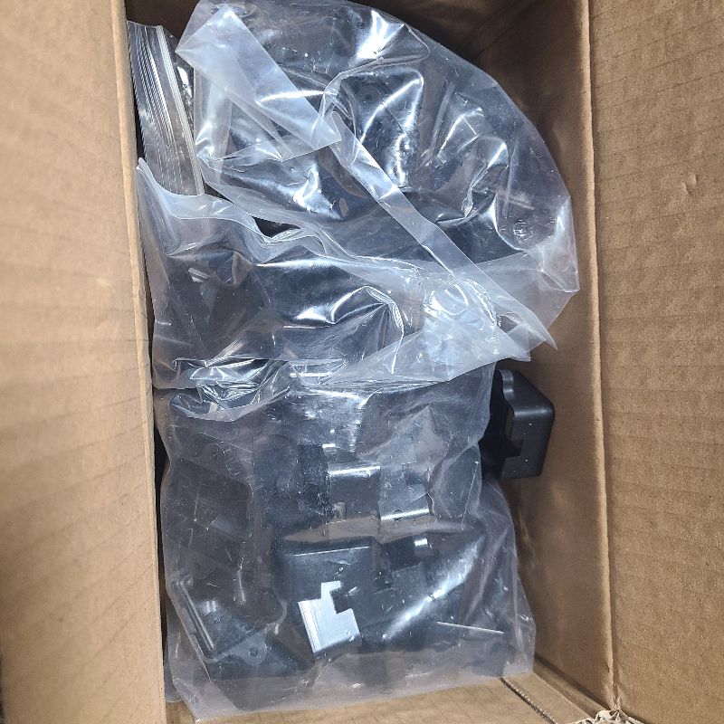 Photo 1 of 150 Pcs Black Mounting Brackets, Light Clips W/Screws, Fits Govee RGBIC LED Permanent Outdoor LED Lights Non-Pro/Original H705, Elite Version H805, for Various Surfaces like Wood, Steel Siding etc