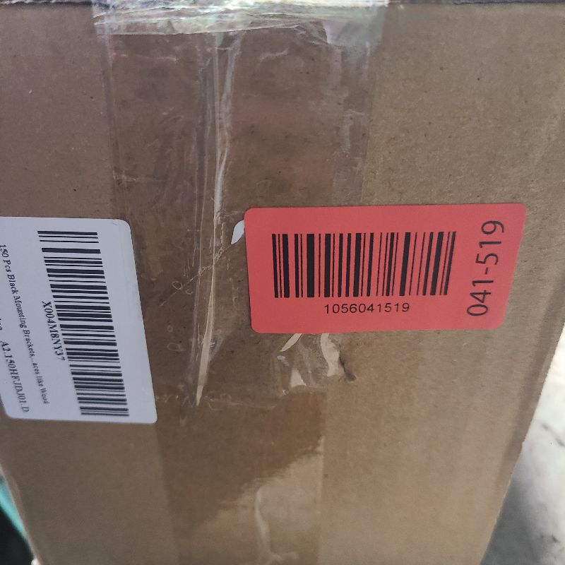 Photo 1 of 150 Pcs Black Mounting Brackets, Light Clips W/Screws, Fits Govee RGBIC LED Permanent Outdoor LED Lights Non-Pro/Original H705, Elite Version H805, for Various Surfaces like Wood, Steel Siding etc