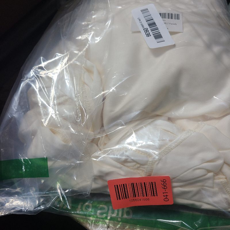 Photo 1 of 10x10ft Wrinkle Free Ivory Backdrop Curtain for Parties Soft Fabric Drapes Wedding Ivory Curtain Backdrop for Birthday Party Decorations Background for Photography 5x10ft,2 Panels