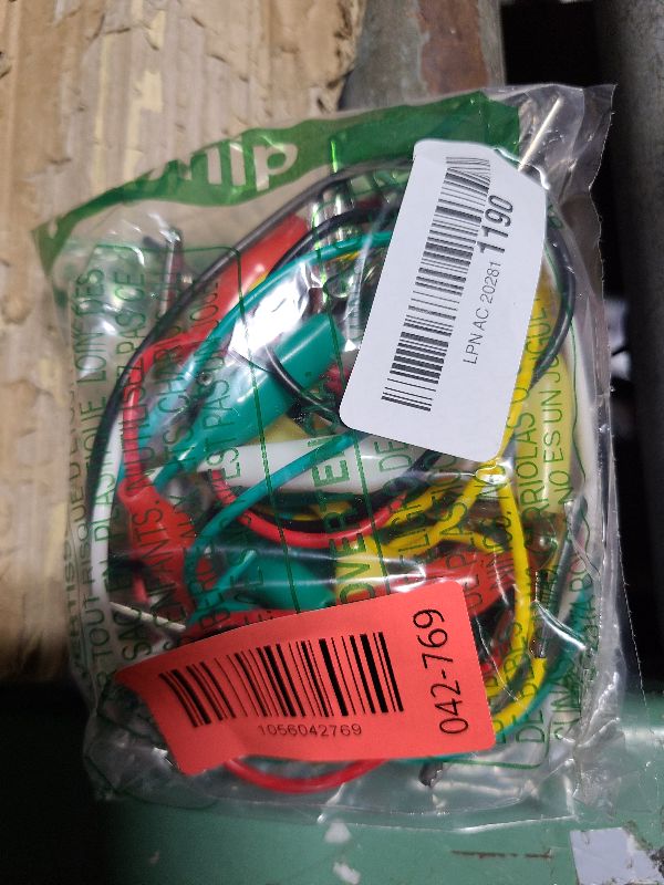 Photo 1 of 10PCS Premium Alligator Clips Electrical, 5 Colors Test Leads with Testing Probes, Crocodile Jumper Wires Cable with Alligator Clips for Electrical Testing, Circuit Connection, Electronic Experiments