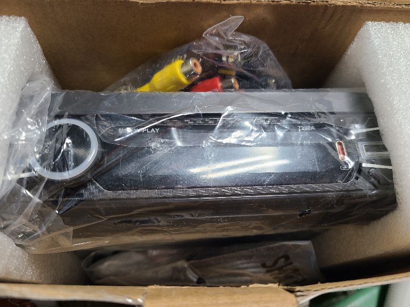 Photo 1 of [Automatic] Android Single Din Flip Out Car Stereo Wireless Carplay Android Auto, 7 Inch Touch Screen Radio with GPS, WiFi Bluetooth Mirror Link FM/RDS Radio Receiver, AUX,Camera, SWC,USB